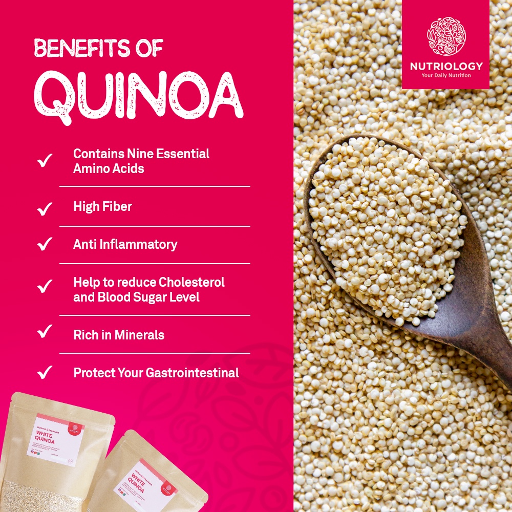 Nutriology White Quinoa Natural & Premium