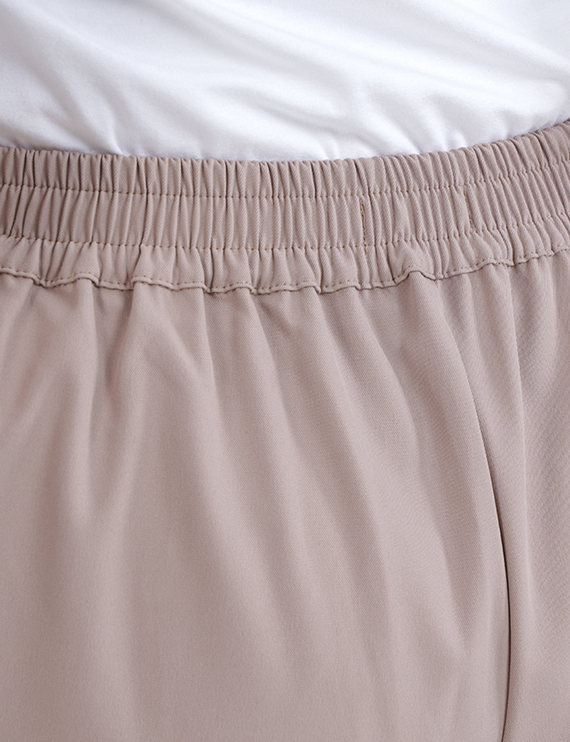  Celana Bahan Wanita Roll Up Khaki 4