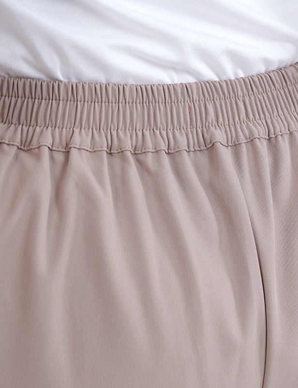 Celana Bahan Wanita Roll Up Khaki 4