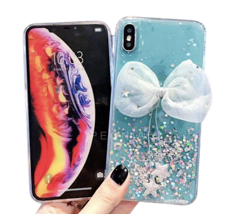 Soft Case Cute Ribbon/Rabbit 1