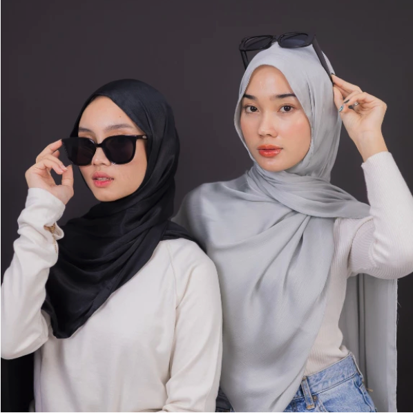 Tiebymin  Tiebymin Fuschia Luxury Silk Pashmina