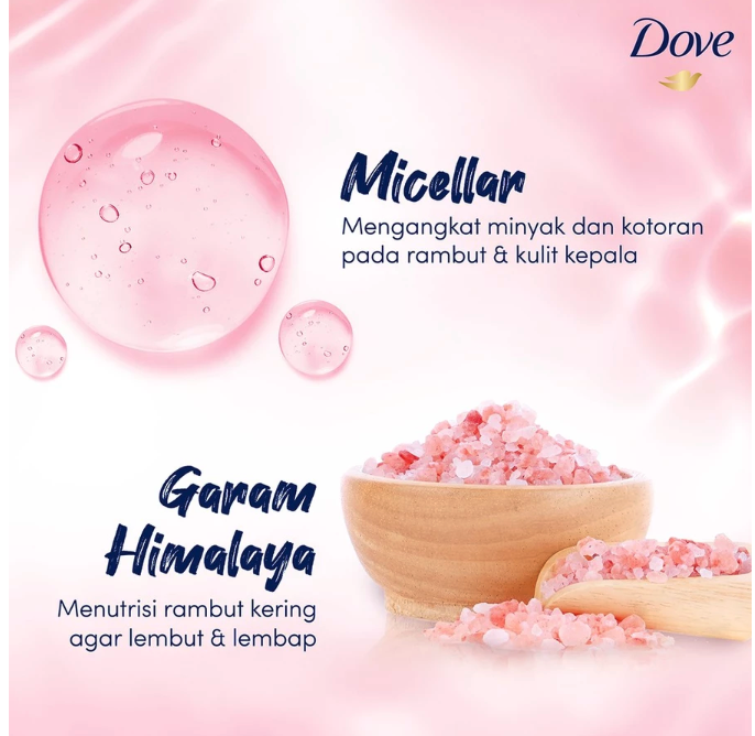 Dove Deep Cleanse Nourishment Micellar Shampoo