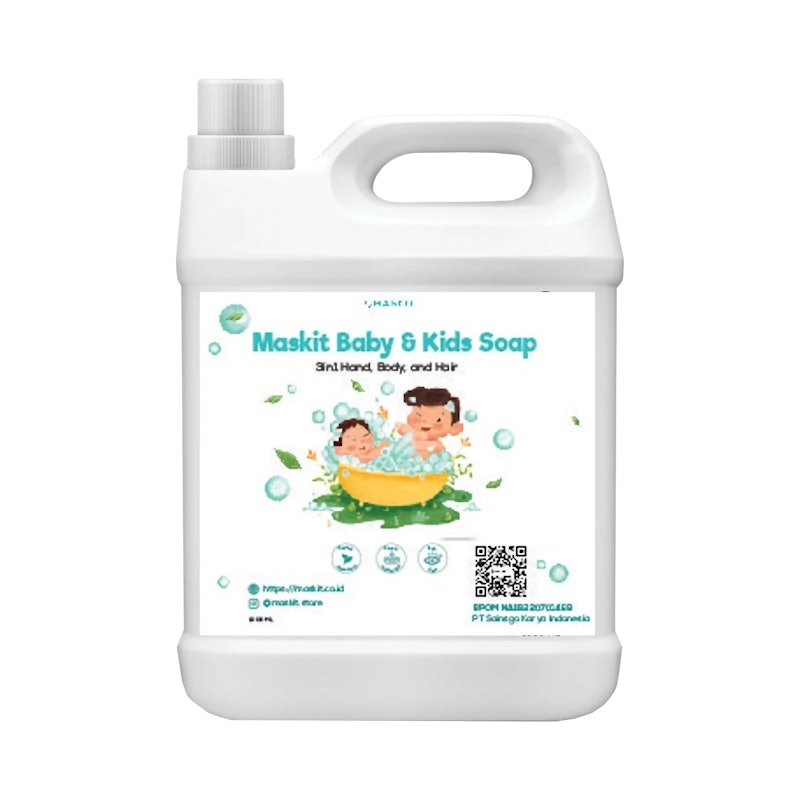 Maskit Baby Kids Hair & Body Wash 1