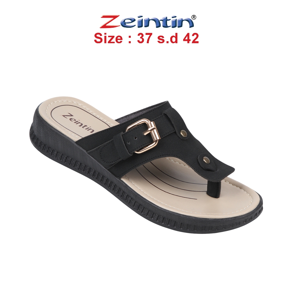 Janindo Multi Mandiri Zeintin Sandal Jepit Wanita Wedges HP