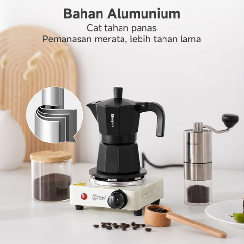 Yaoyao Indonesia Info Tech Simplus Moka Pot Katup Ganda 016