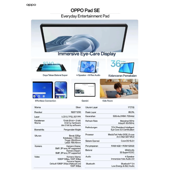 OPPO OPPO Pad SE 4GB/128GB