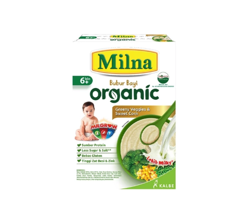 Milna Bubur Bayi Organic 6+ Veggie