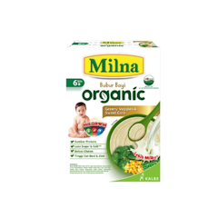 Milna Bubur Bayi Organic 6+ Veggie