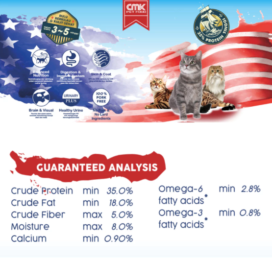 Ori Aquatik  Beauty Diamond Premium Catfood 700 gram