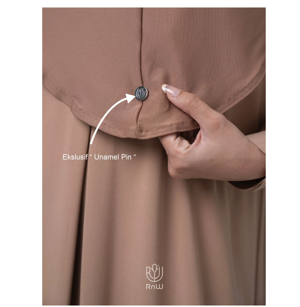 Ratu & Wulan Hijab RnW Hijab Bergo Nayla Instan