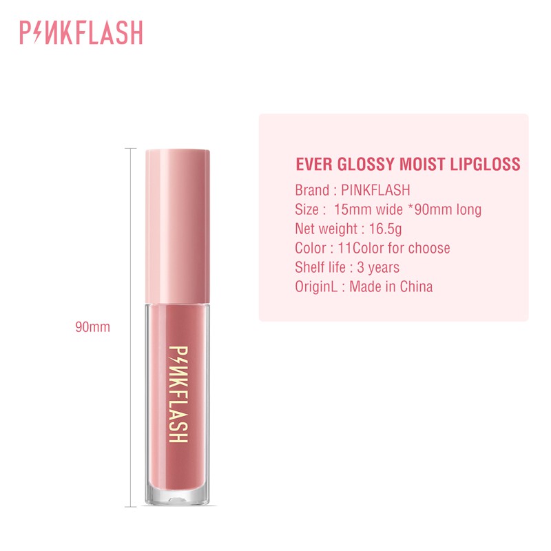 FCL Internasional Indonesia PINKFLASH Lip Gloss Mosturizing G02 Shelter