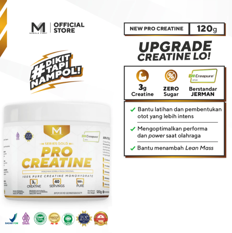 Unggulan Bugar Indonesia Muscle First New Pro Creatine Bubble Gum