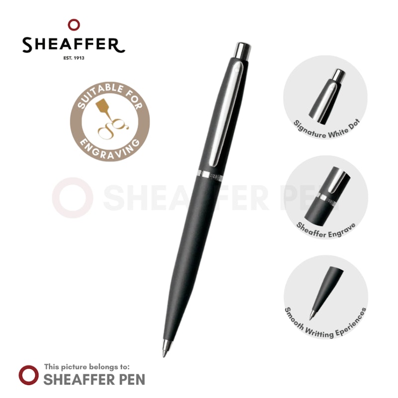 Sheaffer® VFM Matte Black Ballpoint 2