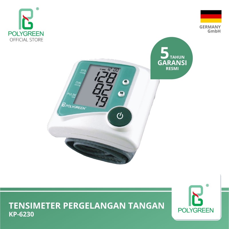 POLYGREEN Wrist Watch Blood Pressure Monitor 3