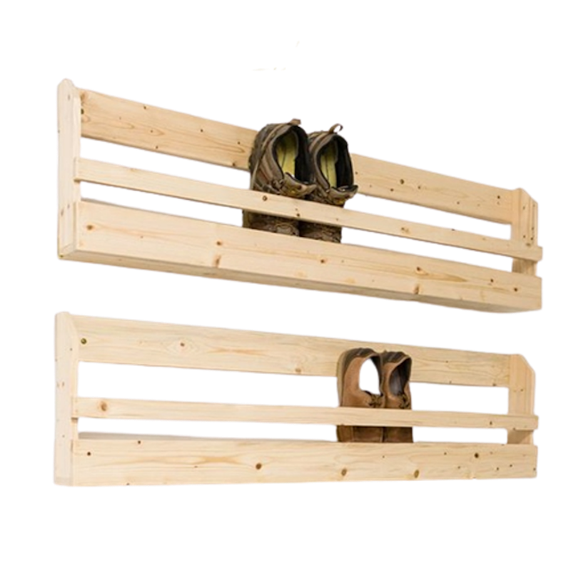 Rak Sepatu Kayu DIY 80 cm 1