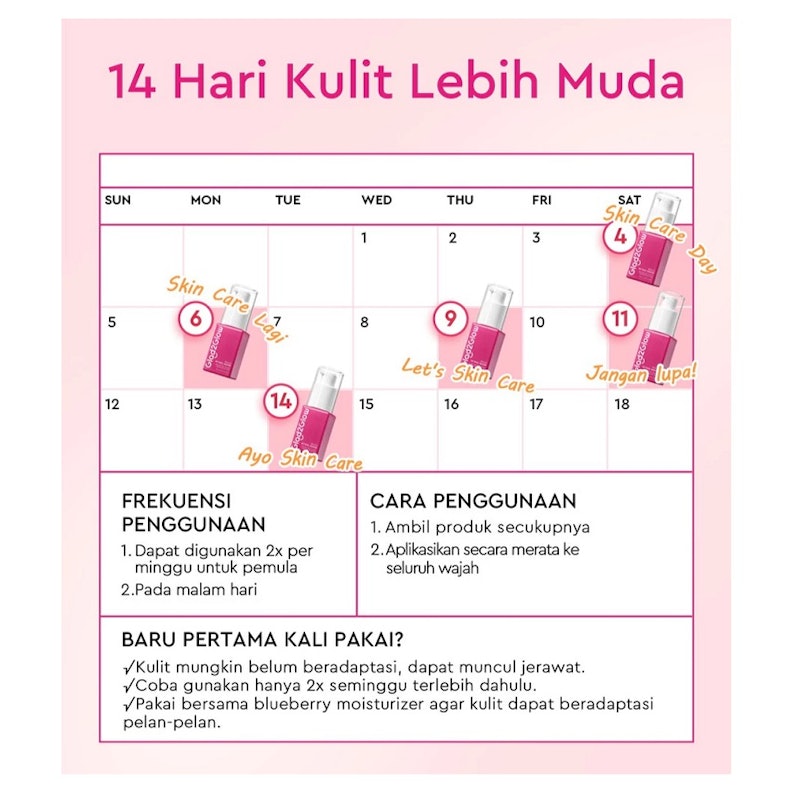 Suntone Wisdom Indonesia Glad2Glow Peach Retinol Serum