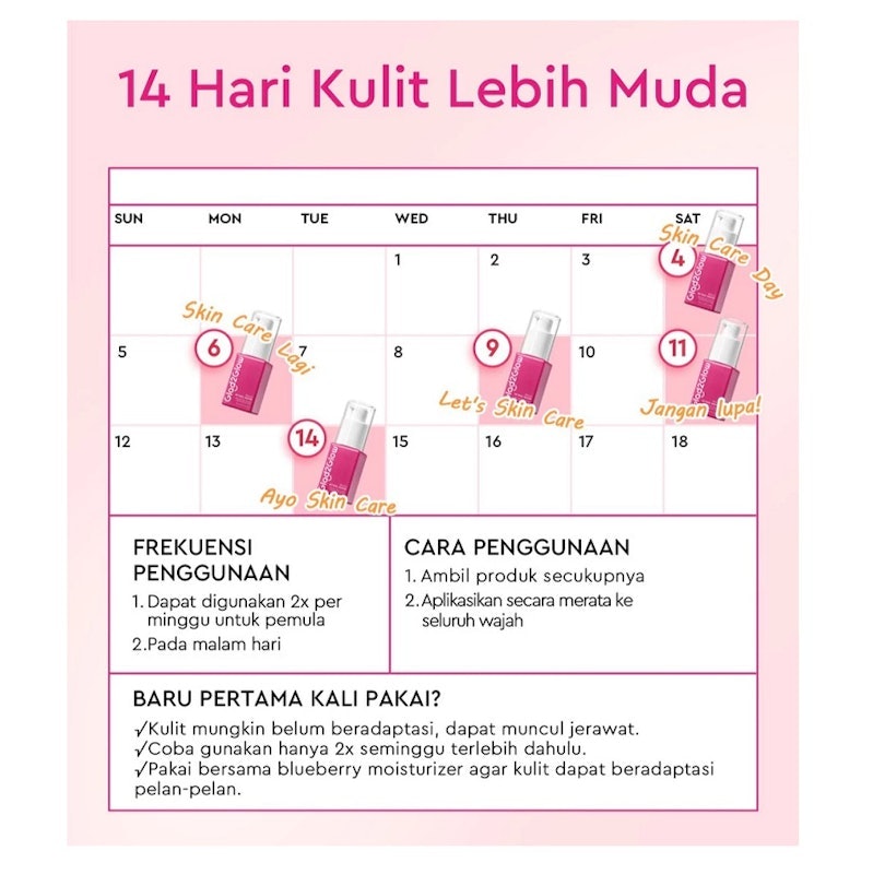 Glad2Glow Peach Retinol Serum 5