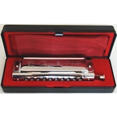 10/40 Chromatic Harmonica, Round Mouthpiece