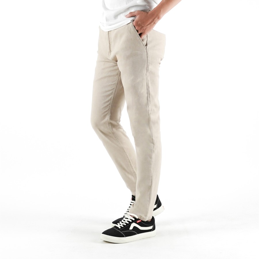 AEROSTREET Chinos Elvano Krem ｜ EAAAA