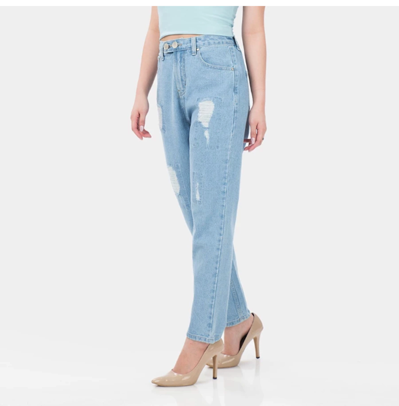 MKY Clothing Destroy Boyfriend Ripped Jeans 2