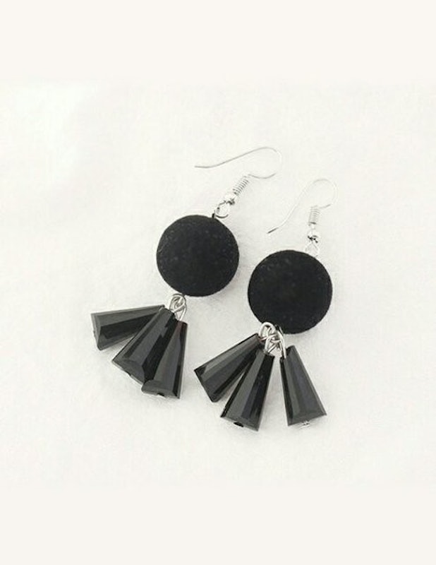 Anting Tassel Pom Glass 3