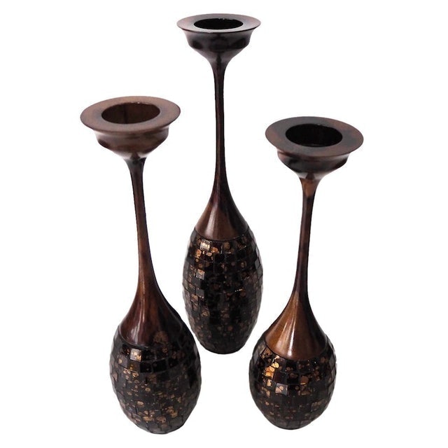 Mendekor Tempat Lilin Hias Meja