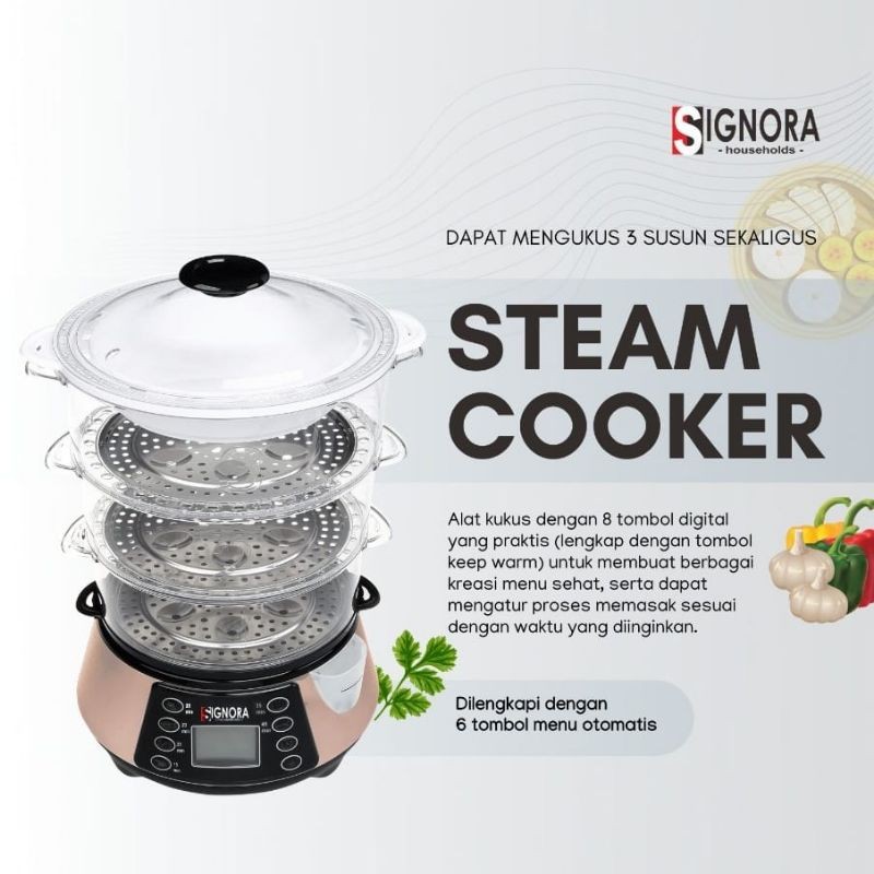 Signora Sarana Sukses Signora Steam Cooker