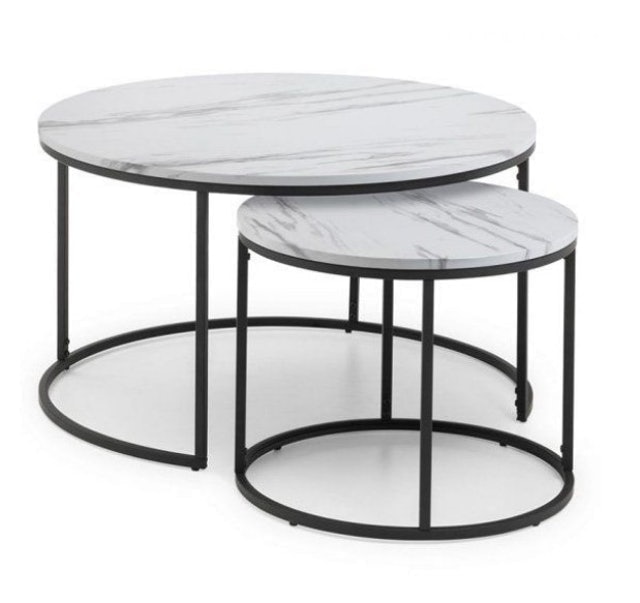 Meja Tamu Minimalis Bulat 1 Set