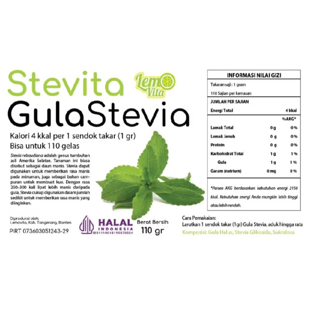 Lemovita  Lemovita Stevita Gula Stevia 
