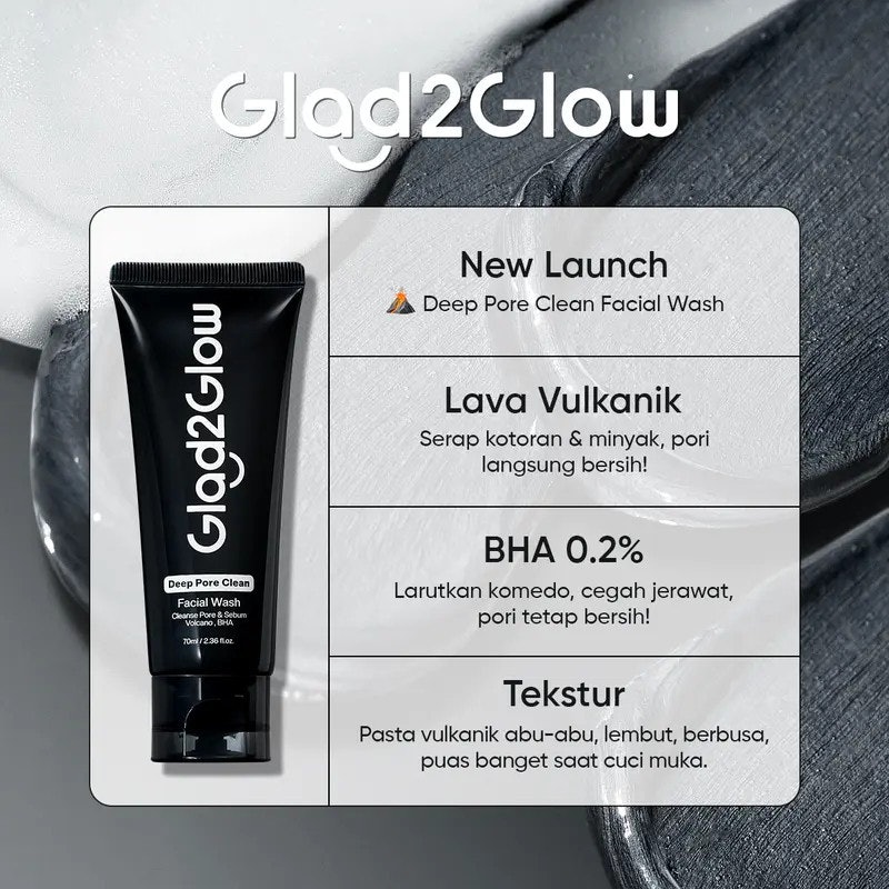 Glad2Glow Deep Pore Clean Facial Wash 3