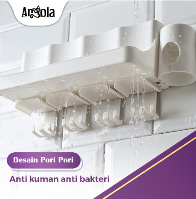 Angola Rak Sikat Gigi Dispenser Odol D16/D26