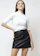 Clouwny Recola Leather Skort 1