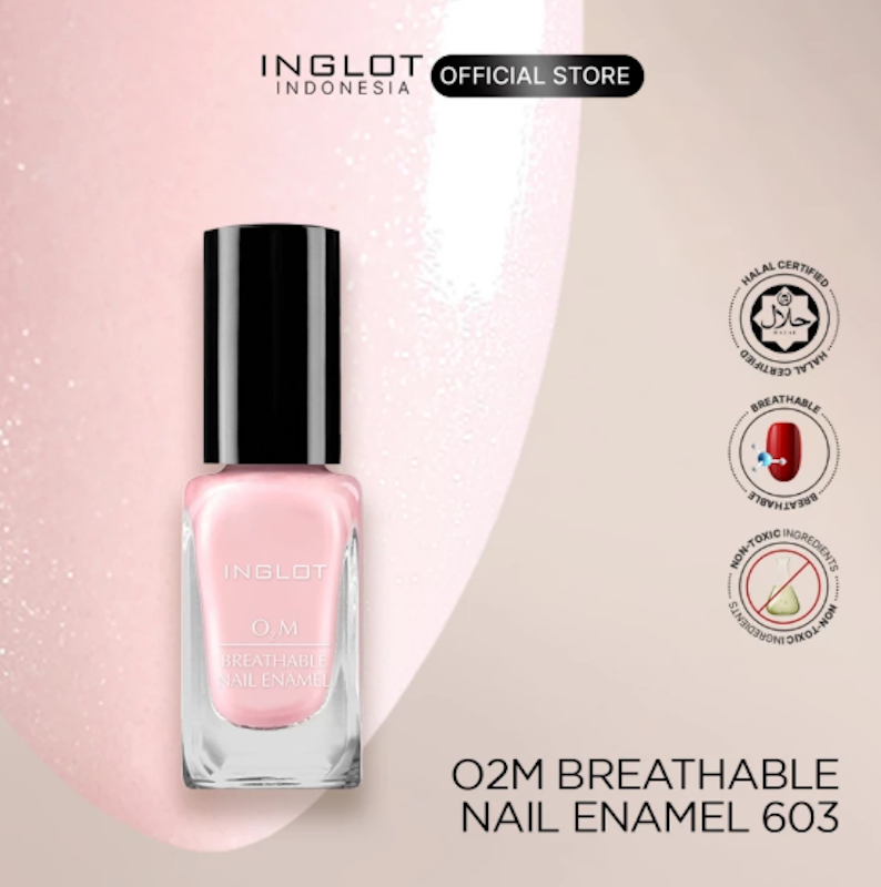 INGLOT O2M Breathable Nail Enamel Soft Matte 3