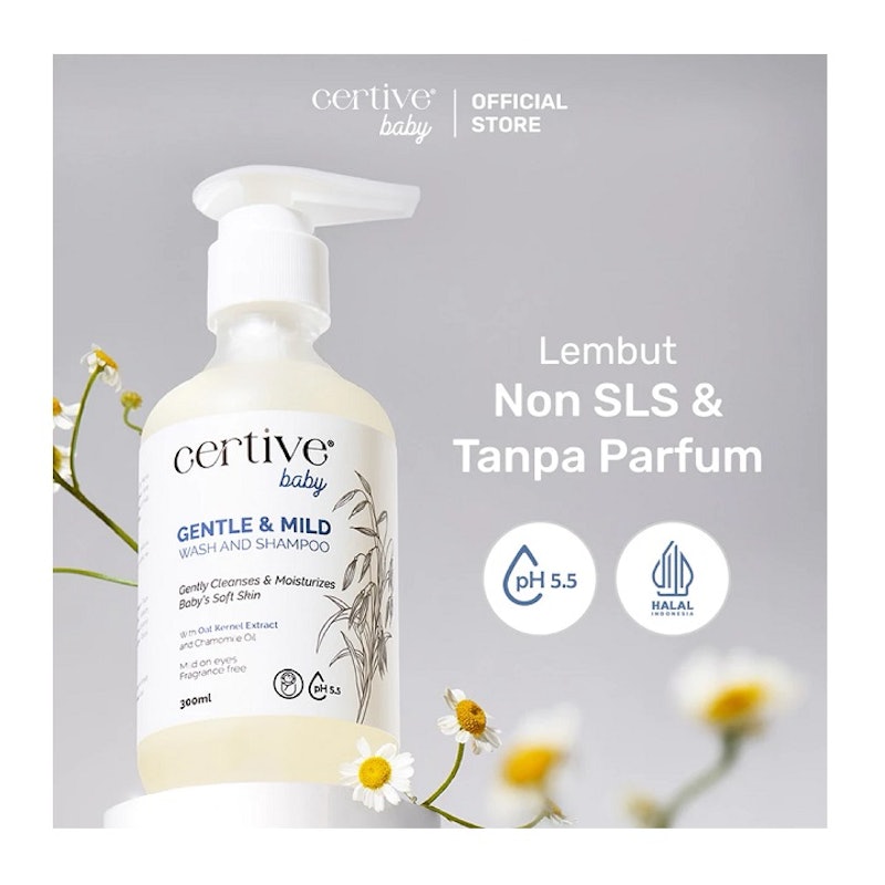 Certive Baby Gentle & Mild Wash and Shampoo
