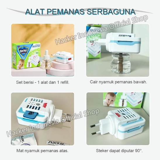  Hacker Warrior Mosquito Repellent Heater Liquid