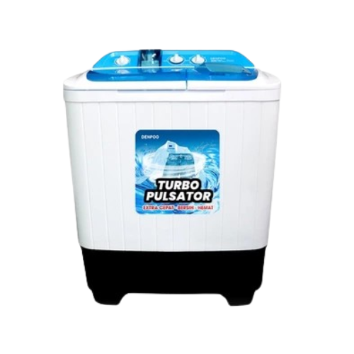 Denpoo Mesin Cuci 2 Tabung ｜ DW-8908