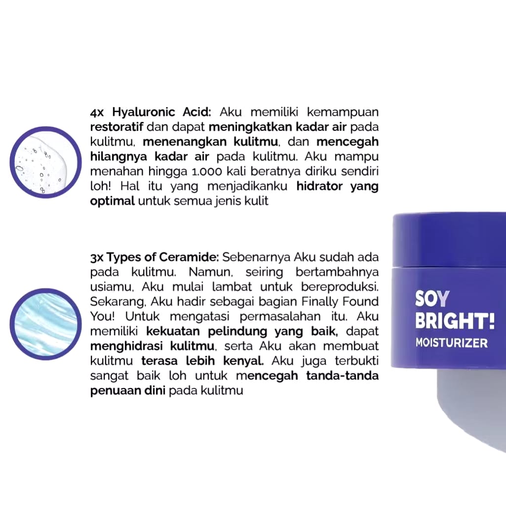 Karya Maharendra Innovation Finally Found You! Soy Bright! Moisturizer