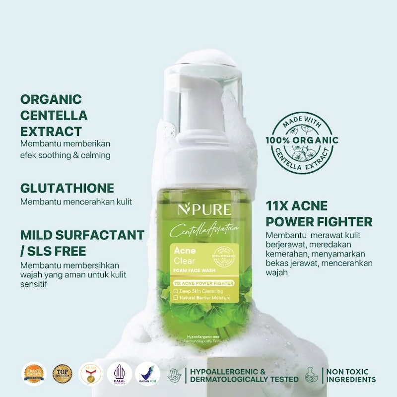 Acne Clear Foam Face Wash 4