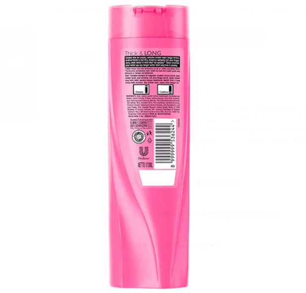 Unilever Indonesia Sunsilk Thick & Long Shampoo