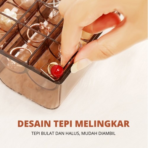 Kotak Penyimpanan Perhiasan Transparan 4