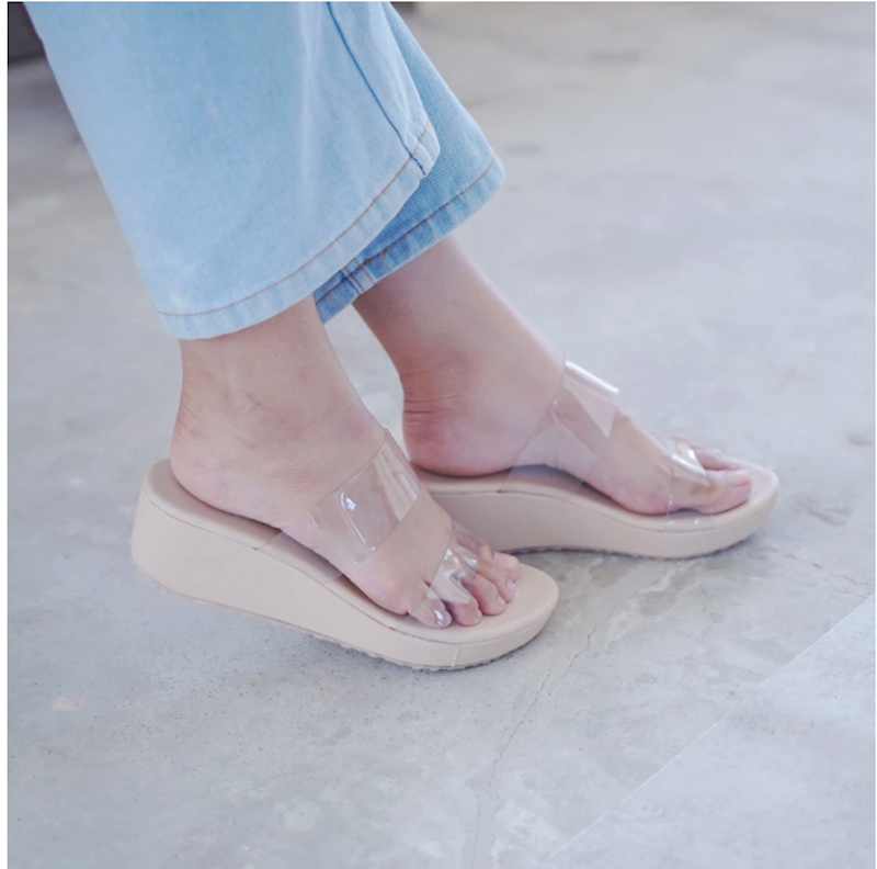 Sabiya Boutique Luna Sandal Wedges Wanita 5