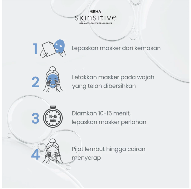 ERHA Clinic Indonesia Skinsitive DF Ultracalm Sheet Mask