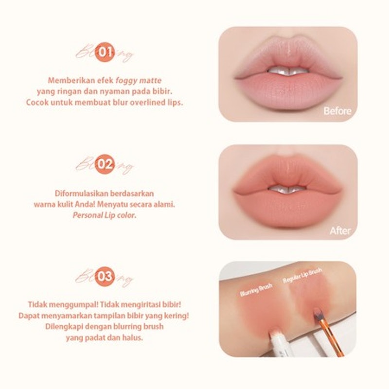 Mellow Blurring Lip Pencil 01 Milky Burn 5