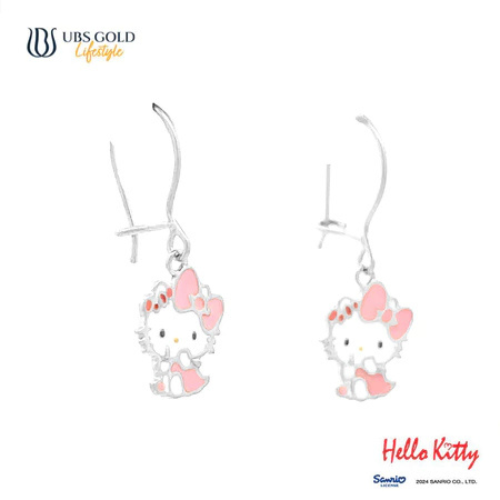 Untung Bersama Sejahtera UBS Gold Anting Emas Anak Sanrio Hello Kitty 17K Whitegold AAZ0041