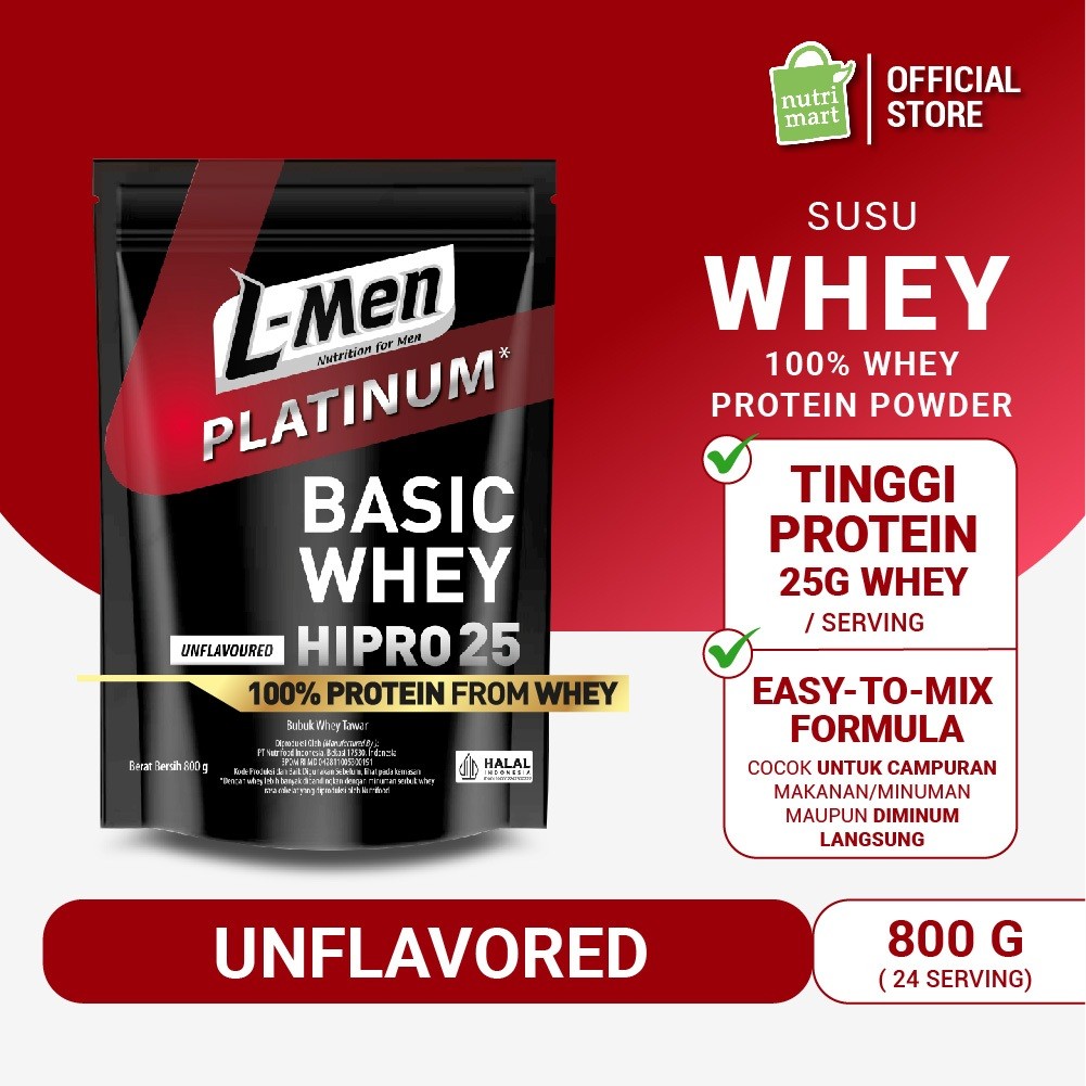 L-Men Platinum Basic Whey Protein Unflavoured 2