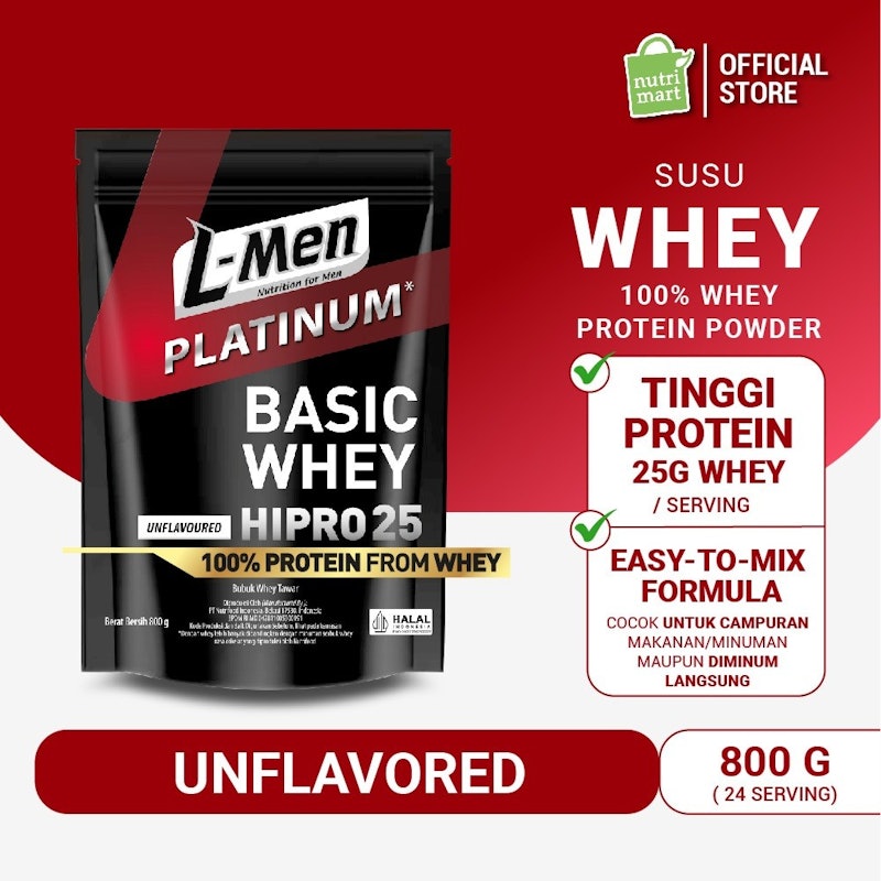 L-Men Platinum Basic Whey Protein Unflavoured 2