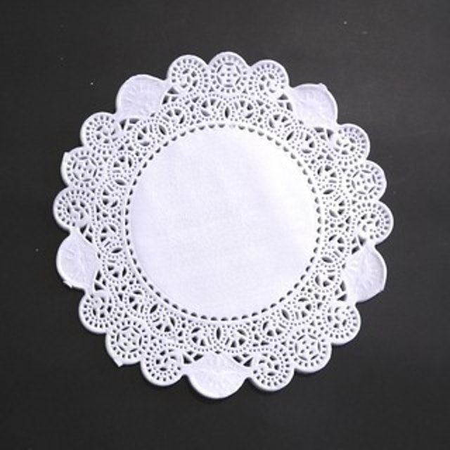  Alas Kue Kertas Renda 25 Pcs