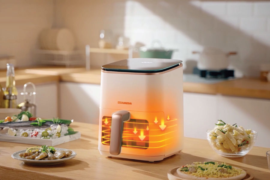 Umeda Umeda Genki Digital Air Fryer Low Watt