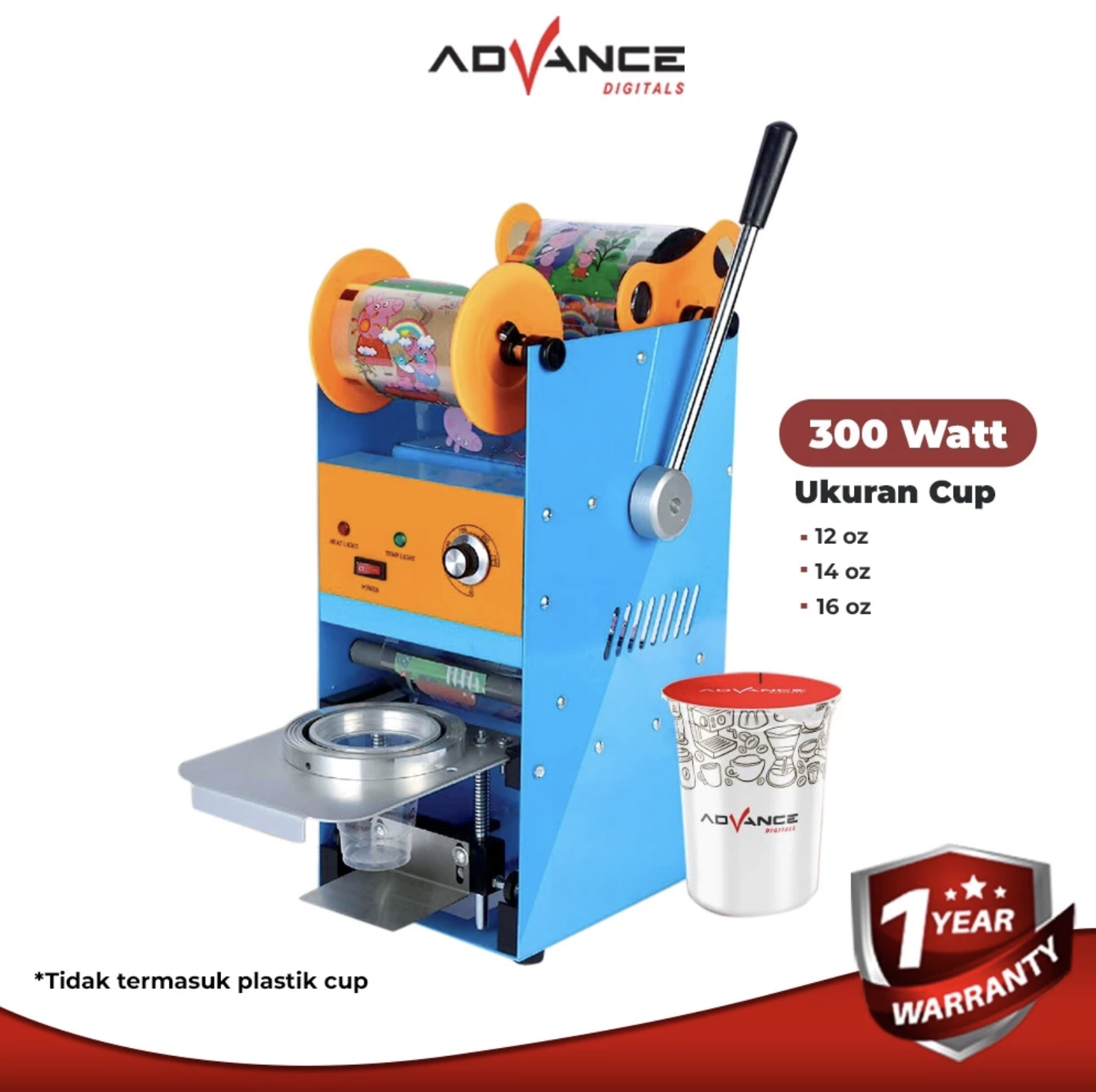 Indopintan Adi Perkasa Advance Digitals Sealing Machine Cup Sealer SLC100