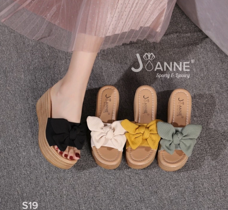 Joanne Footwear Wedges Sandal Shoes Sepatu Wanita 2